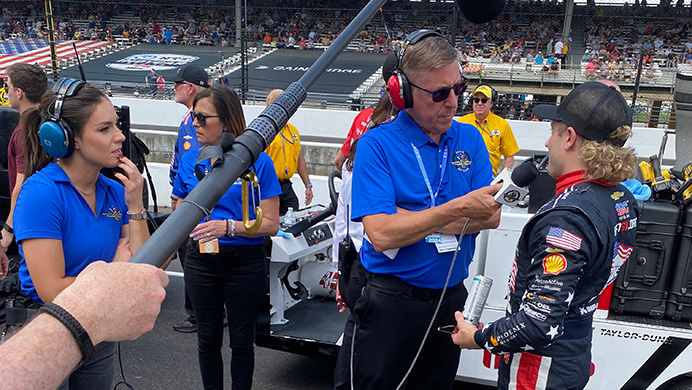 IMS Production Team interviewing Santino Ferruci